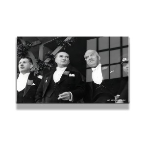 Atatürk Cam Tablo Yatay 77