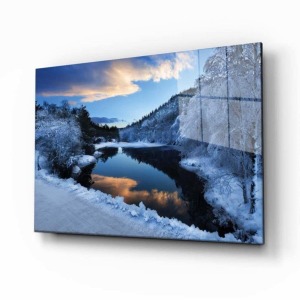 Doğa Manzara Cam Tablo 4mm Dayanıklı Temperli Cam