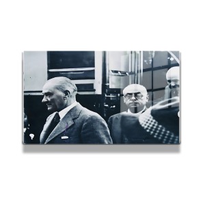 Atatürk Cam Tablo Yatay 612