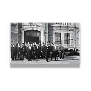Atatürk Cam Tablo Yatay 610