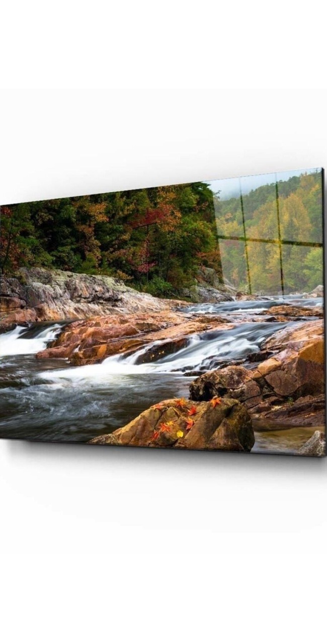 Doğa Manzara Cam Tablo 4mm Dayanıklı Temperli Cam
