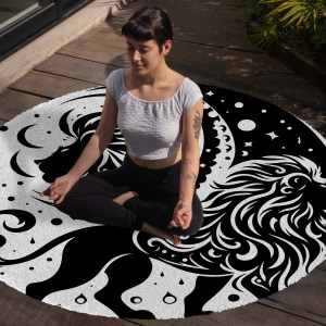 Yoga, Meditasyon,Burçlar ve Mandala Temalı,  Meditasyon Halısı 50