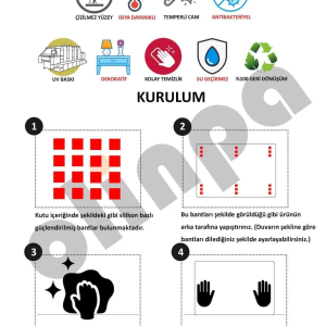Modern Tasarım Dijital Baskı Ocak Arkası 25