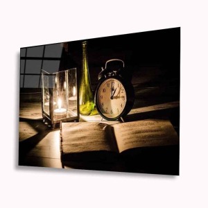 Zaman Cam Tablo 4mm Dayanıklı Temperli Cam