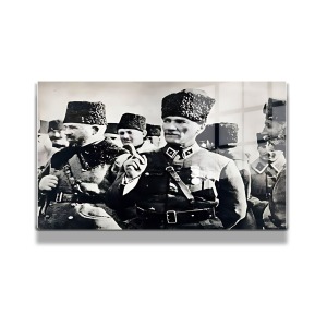 Atatürk Cam Tablo Yatay 487