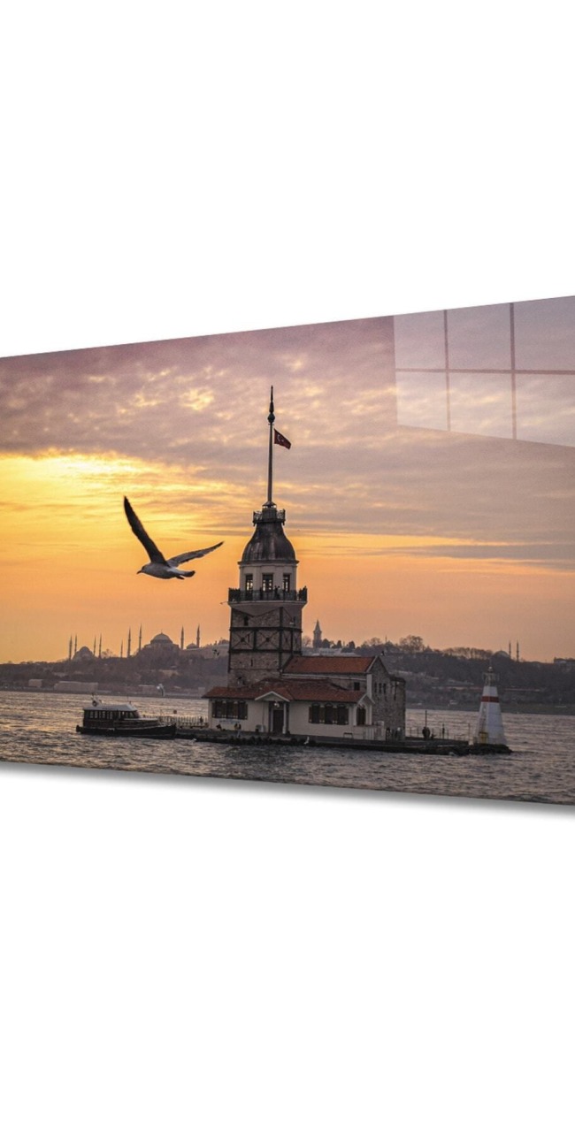 Kız Kulesi 2 Cam Tablo