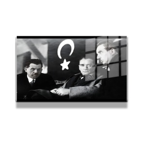 Atatürk Cam Tablo Yatay 257