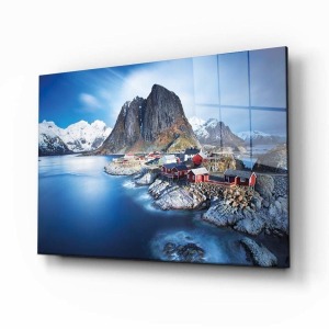 Doğa Manzara Cam Tablo 4mm Dayanıklı Temperli Cam