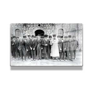 Atatürk Cam Tablo Yatay 348