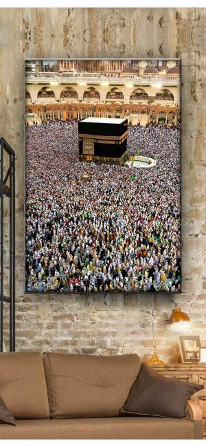KABE İ MUAZZAMA KANVAS TABLO