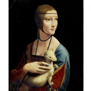  Leonardo da Vinci Eserleri Sayılarla Boyama  Seti Kasnaklı  40 x 50