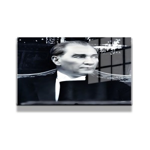 Atatürk Cam Tablo Yatay 427
