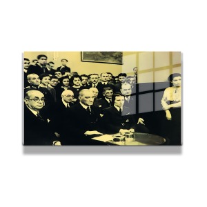 Atatürk Cam Tablo Yatay 601
