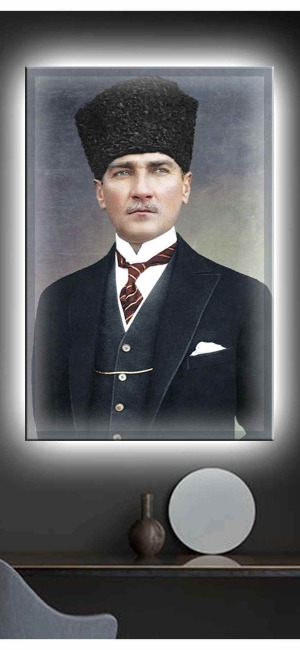 TREND ATATÜR LEDLİ KANVAS TABLO